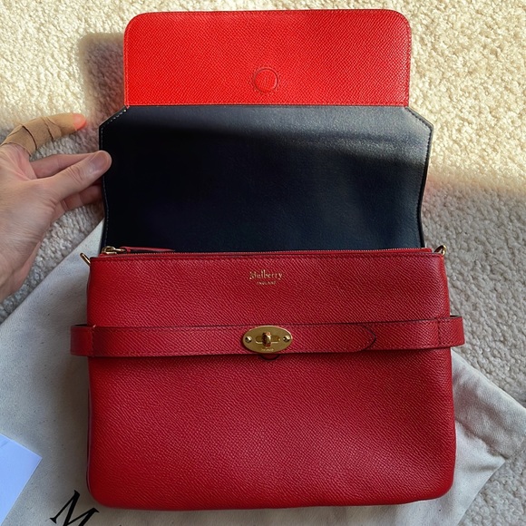 💗🌹Mulberry Belted Bayswater Satchel - Picture 11 of 15